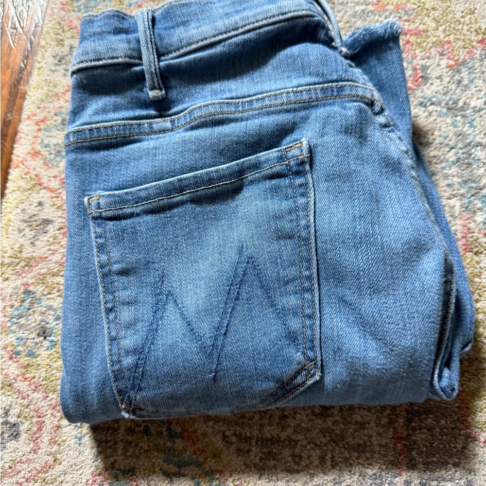 Mother Jeans, Hustler Ankle Fray 29